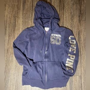 Dallas Cowboys BLING Victoria’s Secret PINK Hoodie SZ L